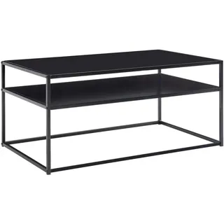 Wohnling Couchtisch schwarz 100,0 x 60,0 x 45,0 cm