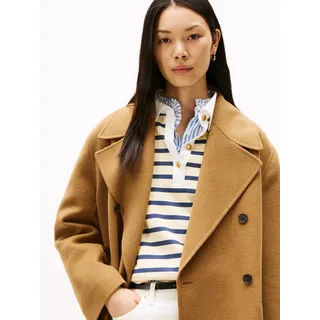 Tommy Hilfiger Kurzmantel »DF WOOL BLEND REG PEACOAT« mit Wolle