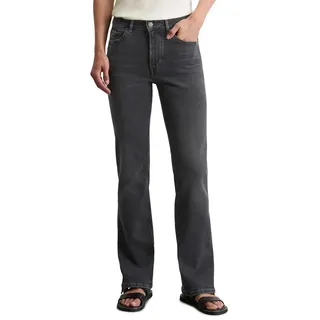 Marc O'Polo 5-Pocket-Jeans »KIRUNA« flared aus Organic-Cotton-Mix-Stretch, grau