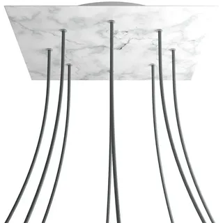 Creative Cables Kroq408f105 Xxl Rose-one Square Carrara Marmor Rosa Set - Multicolor - 400 mm