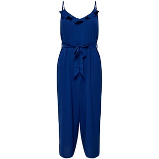 ONLY Damen Onlcali S/L Jumpsuit Wvn Noos, Mazarine Blue, 3XL