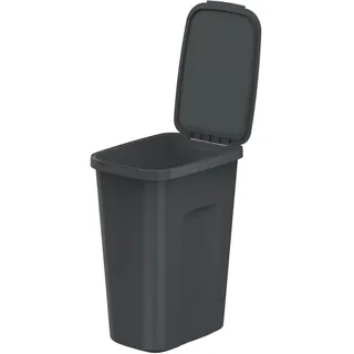 Papierkorb Keden, 35 Liter, schwarz, COMPACTA Q PLUS - Schwarz