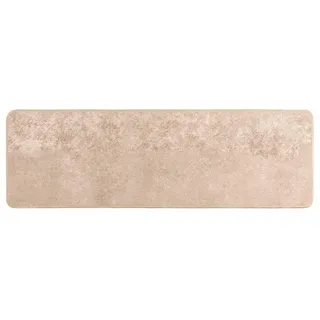 vidaXL Teppichläufer MARSA Beige 100 x 300 cm Polyester und PVC - Beige