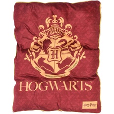 Harry Potter Hogwarts-Bett für Hunde, strapazierfähig, waschbar, Hogwarts-Plüsch-Hundebett, weiches und plüschiges Hundebett, Einheitsgröße, 91,4 x 68,6 x 7,6 cm, Hogwartz Napper