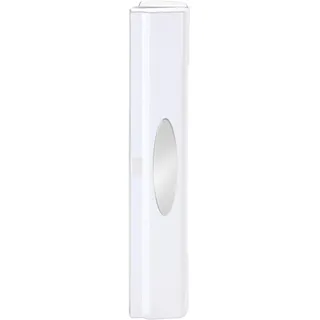 Folienspender WENKO "Modell Perfect-Cutter", weiß, B:38cm H:5,2cm T:6,7cm, Edelstahl, Kunststoff, Küchenrollenhalter, Folienspender, für Folienrollen bis 33 cm Breite, für Alufolien und Frischhaltefolien