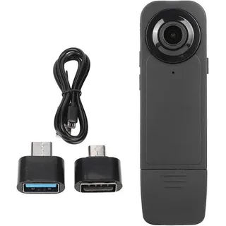 Körperkamera HD 1080P 6 Std. Akku Polizei - Schwarz