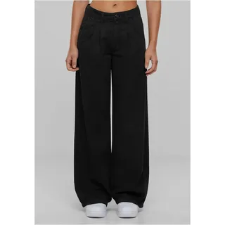 URBAN CLASSICS Organic Pleated Hosen Schwarz 30