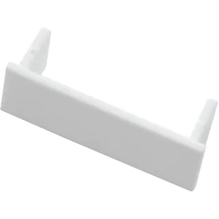 GARDINIA Endstück, 1-läufig Weiß