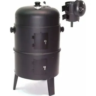 3in1 BBQ Räucherofen Holzkohlegrill Räuchergrill Grilltonne Smoker 56512 Grill