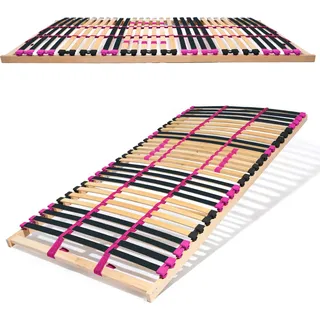 Coemo Lattenrost PINK DREAM 140x200 cm Härtegrad verstellbar 28 Leisten