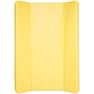 Babycalin - Wickelauflage Baby Standard Premium Gelb Curry – Dicke Wickelauflage 50 x 70 cm – Maximaler Komfort – erhöhte Ränder – wasserdichte PVC-Matratze für Baby-Wickeltisch – 0 bis 11 kg