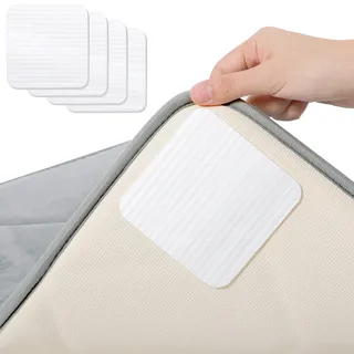 Cozary Antirutschmatte für Teppich 10 x 10cm, Waschbarer Antirutschunterlage, Anti Rutsch Teppichunterlage zuschnittbar, Universal Teppichunterlage rutschfest, Rutschmatte - 4 Stück