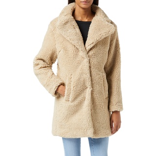 URBAN CLASSICS Ladies Oversized Sherpa Coat (TB3058-00208-0039) (Sand