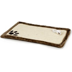 Beeztees BZ KRATZMATTE M. PLUESCHRAND S (Braun Beige), Katzenbaum