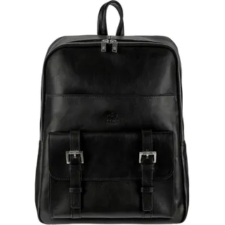 Time Resistance Herren Rucksack aus Leder - Handgefertigt in Italien - 100% Lederrucksack - Vintage Rucksack Damen und Herren