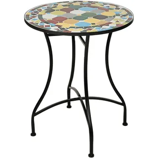 Well Home Bistrotisch, Mosaik-Design, Ø 60 x 71 cm