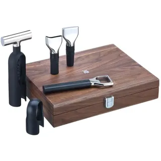 WMF Korkenzieher Sommelier Set 5-teilig in Walnussholzbox Schwarz