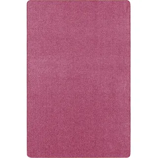 HANSE HOME Nasty Teppich – Wohnzimmerteppich Flauschiger Kurzflor Unifarben für Esszimmer, Kinderzimmer, Flur, Schlafzimmer, Küche – Uni Rosa, Pink, 160x240cm