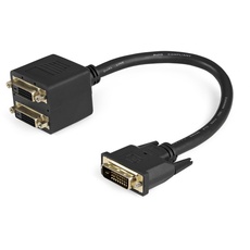 Bild StarTech.com DVI-D auf 2x DVI-D Splitter Kabel - Dual Link DVI25 Y-Kabel - Stecker/Buchse