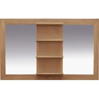 Teako Design Spiegel mit Ablage Kramfors Teakholz 150 x 80 cm