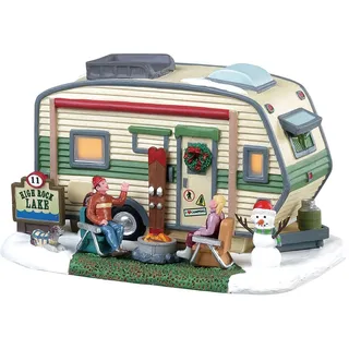 Lemax 85322 - High Rock Lake Trailer - LED Beleuchtet