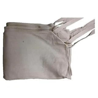 Bettlaken Schweizer Armee Leinen Fischgrätenmuster cremefarben - Beige