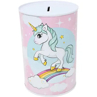 damaloo Einhorn Spardose – XXL Sparbüchse - Einhorn Sparbox - Sparschwein - Unicorn Wunscherfüller - Geldsparbox mit Einhorn Motiv für Mädchen, Jungen & Erwachsene - Spendenschwein – Trinkgeldkasse