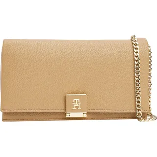 Tommy Hilfiger Damen Th Her Chain Aw0aw17403 Crossover, Khaki (Safari Canvas)