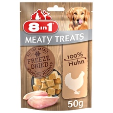 Bild von Meaty Treats, gefriergetrocknete Würfel 100% Hähnchenfleisch 50g