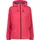 Damenjacke mit Fester Kapuze Erdbeere M