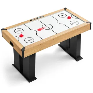 VEVOR Air Hockeytisch 137,2 cm, 152,4 cm und 213,4 cm inkl | Hockey-Spieltisch-Set mit leistungsstarkem Gebläse, Schiebern und Scheiben für Familienspielzimmer
