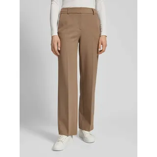 Selected Stoffhose mit Haken- und Reißverschluss Modell 'RITA', Camel Melange, 36