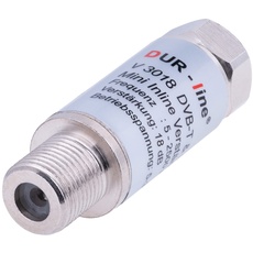DUR-line® V3018 - Mini Inline Verstärker, Verstärkung 18 dB, für Sat und DVB-T2, 5-2500 MHz