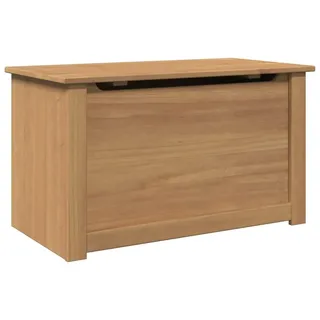 vidaXL Truhe mit Deckel PANAMA 79x42x46 cm Massivholz Kiefer - Braun