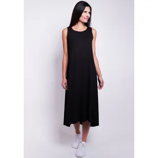 Midikleid SEIDEL MODEN, Damen, Gr. 52, N-Gr, schwarz, Web, Obermaterial: 95% Viskose, 5% Elasthan, unifarben, normal Midi, Rundhals, Kleider Midikleid, ärmellos, aus Viskose - MADE IN GERMANY