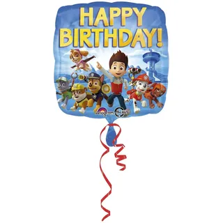 Amscan Paw Patrol Happy Birthday Folienballon 0 0 STK - Beige