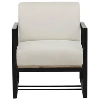 VCM Relaxsessel Polyester 70 x 81 x 83 cm Weiß