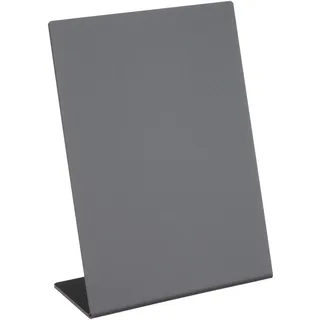 L-Aufsteller Kreidetafel, schwarz A6 - 105 x 148 mm  | Hochformat, PP