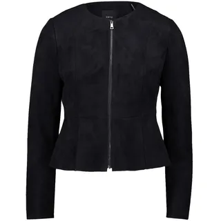 Zero Jackenblazer »Blazer Wildlederoptik«, grün