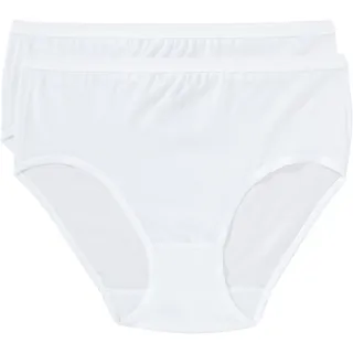 SPEIDEL Midislip »Take-two« 2er Pack, weich, atmungsaktiv, bequem, basic, hoch geschnitten, Baumwollmix, weiß