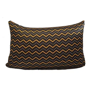 COVERBAGBCN - Rechteckiges Relax Anti-Stress-Kissen | Entlastung für die Halswirbelsäule | Füllung mit kleinen Komfortperlen | Lycra-Stoff, weich im Griff | Maschinenwaschbar | 36x25 cm (Zickzack)