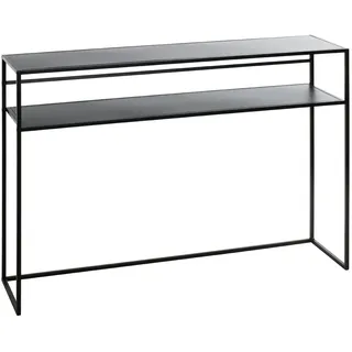 Haku-Möbel Konsolentisch rechteckig 112,0 x 28,0 x 81,0 cm schwarz