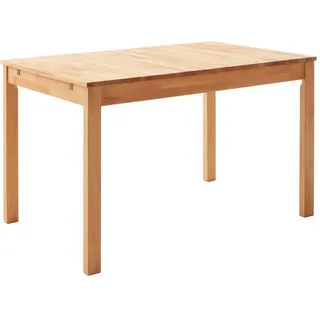 Mid.you Esstisch , Kernbuche , Holz , Kernbuche , massiv , rechteckig , eckig , 80x77x125 cm , ausziehbar , Holzmöbel, Holztische, Esstische Holz, Massivholztische