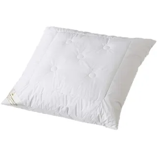 Abolengo de Alpaca Alpaka Kopfkissen mit feinstem Baby Alpaka versteppt 80x80cm, medium-fest (Füllung: Alpakakügelchen)
