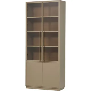 Woood Glasvitrine Casa 101 x 40 x 236 cm Schlamm