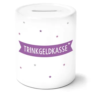 OWLBOOK Trinkgeld Kasse Spardose Deko Idee optimal für Cafes Restaurants Bars zur Einweihung