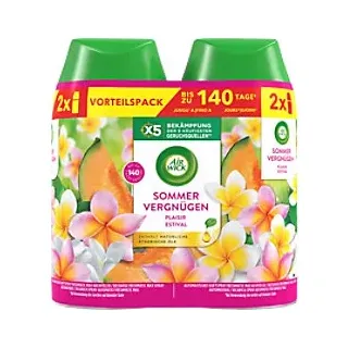 Air Wick Freshmatic Spray Lufterfrischungsspray Nachfüllung 2 Stück Duo Sommer