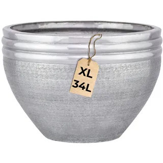 XXL Pflanzkübel Pflanztopf Blumenkübel Blumentopf Übertopf Indoor Outdoor Alu