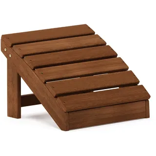 Furinno Tioman kleiner Adirondack Fußschemel in Teaköl, Natur, 45.2 (B) x 33.3 (H) x 42.7 (T) cm
