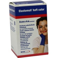 Bild von Elastomull haft 4mx8cm color blau